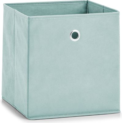 ZELLER Úložný box textilný bledomodrý 28x28x28cm