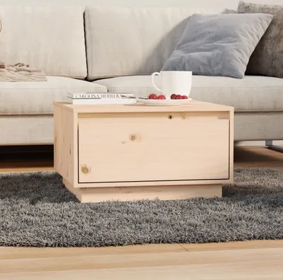 Image de Maison Exclusive - Table basse 55x56x32 cm en pin massif