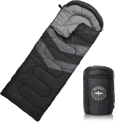 Produktbild von Schlafsack 5 °C bis 20 °C, für Camping, 1 Stück, Polyester, inklusive Kompressionsbeutel