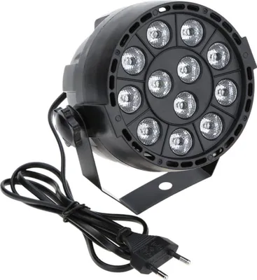 Obrázok produktu pre Lixada DMX-512 RGBW LED vysokovýkonné pódiové PAR osvetlenie stroboskop profesionálne 8 kanálov Party Disco Show 30 W AC 90-240 V
