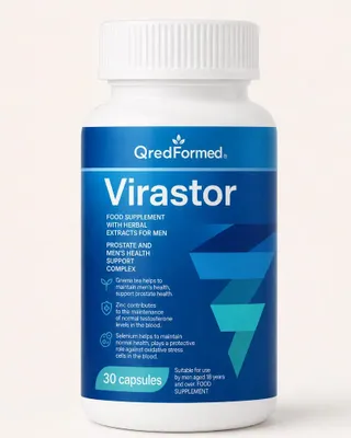 Produktbild von Virastor – Männer Wellness- & Vitalitätsformel – 30 Capsules