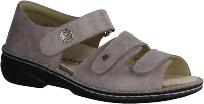 Produktbild von Finn Comfort Adelaide Bequeme Damensandale, Taupe, Leder, Damen - Marken Finn Comfort, Beige, leder (twiga)