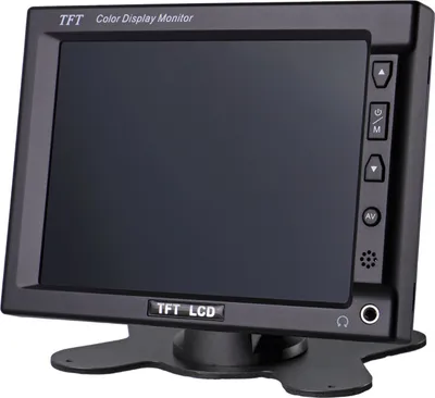 Produktbild von Carmedien 5,6" TFT Monitor CM56 Automonitor Standmonitor Einbaumonitor mit Mini 5,6 Zoll TFT Display 12V 4:3