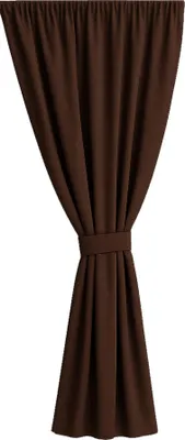 Produktbild von Gartenvorhang 1 Stück 155x200cm, Garten Vorhang Braun, wasserdichter Außenvorhang, Terrasse Vorhang, Balkon Vorhang, Außenvorhang