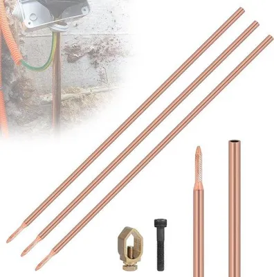 Immagine prodotto di Punte di base Acciaio al carbonio 17,2 mm, rivestite in rame rosso, in 3 pezzi