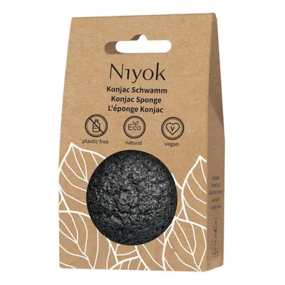 Produktbild von Konjac Schwamm mit Bambuskohle – Glow & Reinheit für deine Haut: 1 Schwamm Vorteilspack, bis zu 12% sparen: 1 Schwamm