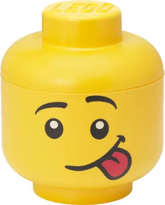 Produktbild von LEGO Aufbewahrungskopf STORAGE HEAD SILLY S 2 Liter gelb