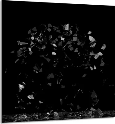Produktbild von GLASPLATTE FÜR KÜCHE 60x65 Schwarz
