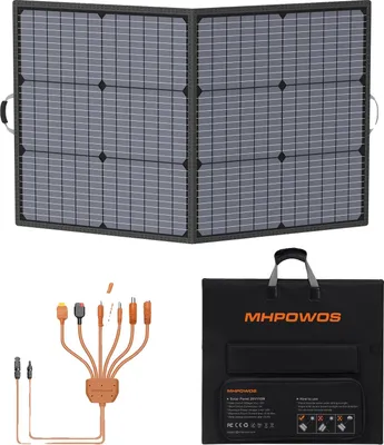 Obrázok produktu pre Solárny panel, výkon 110 W, prenosný dizajn, odolná konštrukcia