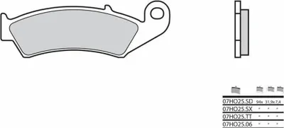 Imagen del producto de Pastillas de freno sinterizadas para vehículos todoterreno BREMBO - 07HO25SD