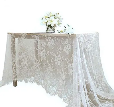 Produktbild von Famanu Tischdecke quadratisch 150x300 cm - Weiß