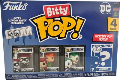 Zdjęcie produktu dla Funko Bitty POP! DC Comics Harley Quinn 2cm 4pak
