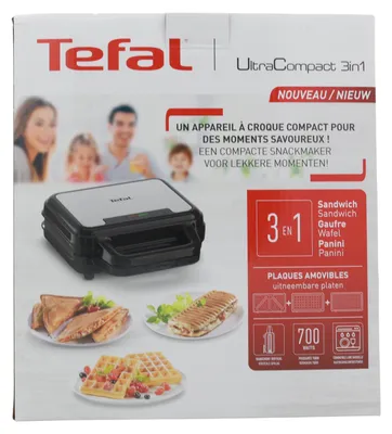 Produktbild von Tefal SW383D10, Schwarz, Edelstahl, 700 W, 230 mm, 230 mm, 90 mm, 2,25 kg
