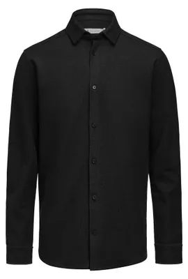 Produktbild von James Harvest - "Hicksville" Hemd für Herren ET1247 (L) (Schwarz)
