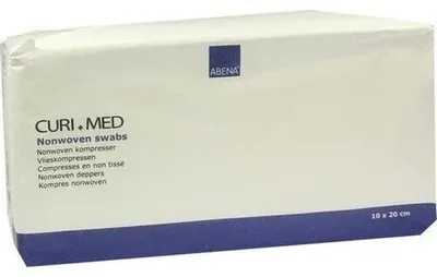 Zdjęcie produktu dla Kompresy z włókniny ABENA, 4-warstwowe, niesterylne, 10 x 20 cm | Opakowanie (100 sztuk)