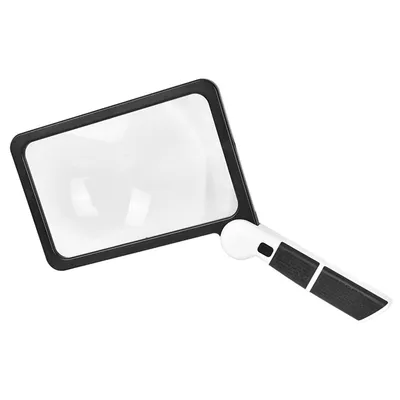 Produktbild von Lupe mit Led Licht, 3X Leselupe mit Beleuchtung Für Senioren, Lupenbrille 48 Leds 3 Dimmmodi, Leselupen Ideal Zum Lesen, Bücher, Arbeit, SehschwäChe