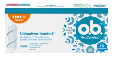 Image de o.b.Tampons Pro Comfort Super 16ST