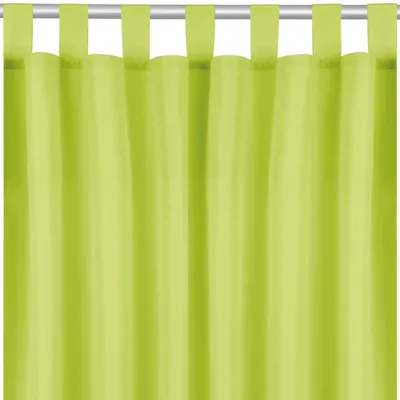 Produktbild von Blickdichte Gardine mit Schlaufen, Maße: 140x175 cm, Farbe: grün