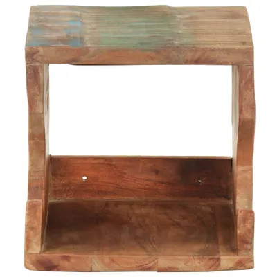 Zdjęcie produktu dla vidaXL Naścienny stojak na rowery 35x25x25 cm Lite drewno z recyklingu
