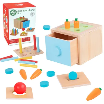 Image de Lumarko Montessori Tiroir de triage éducatif en bois !