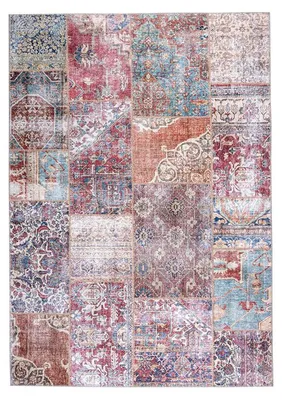 Zdjęcie produktu dla Dywan Patchwork - Azara Czerwony