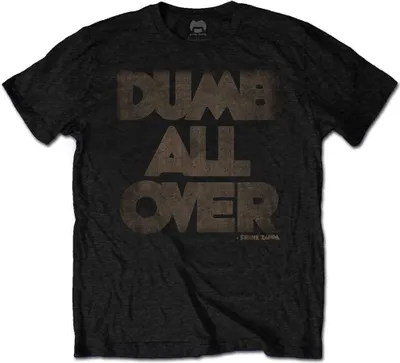 Zdjęcie produktu dla Frank Zappa Dumb All Over Black M Koszulka