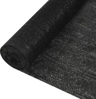 Produktbild von Zaunblende Schwarz 3,6x50 m HDPE 150 g/m² , Markisen Design 2024