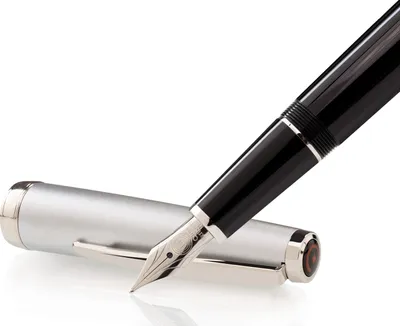 Obrázek produktu pro Plnicí pero Cleo Skribent Classic z kovu, černé, hrot M