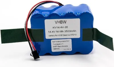 Produktbild von vhbw Akku kompatibel mit Cleanna XR510G, XR510F, XR510E, XR510D Staubsauger (3500 mAh, 14,4 V, NiMH)