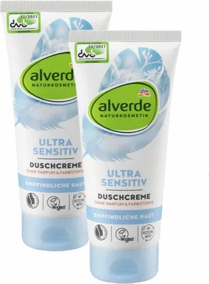 Produktbild von 2 x  alverde Naturkosmetik - Cremedusche Ultra Sensitiv (2 x 200 ml)