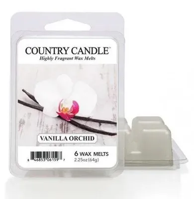 Image de Bougie parfumée Country Candle, senteur Vanille Orchid (64 g)