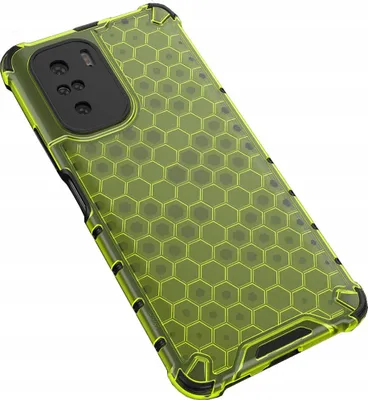 Image de Honeycomb Armoured Case with Gel Frame Xiaomi Redmi K40 Pro+ / K40 Pro / K40 / Poco F3 Green