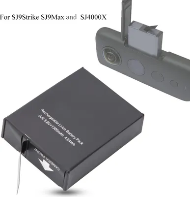 Immagine prodotto di Batteria ricaricabile agli ioni di litio da 1300 mAh per SJ9Strike SJ9Max SJ4000X Accessori per action cam