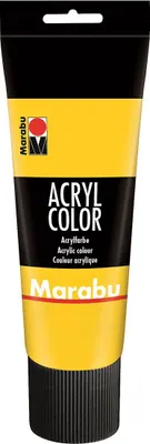 Produktbild von Marabu 12010025019, 225 ml, Gelb, Satin, Tube, Wasserfest