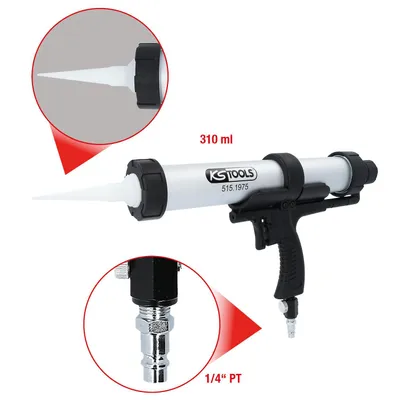Obrázok produktu pre KS Tools Pištoľ na stlačený vzduch 310 ml
