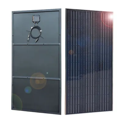 Productafbeelding van Zonnepaneelset, 450W vermogen, aluminium frame, bestaande uit 2 panelen van 300W en 2 panelen van 150W