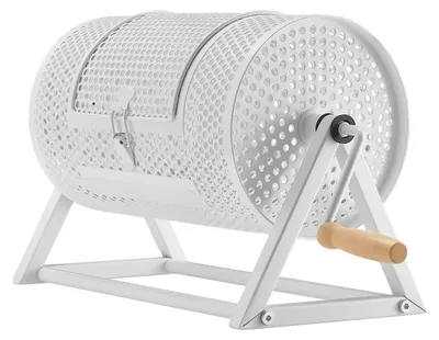 Obrázok produktu pre SucceBuy tombolový bubon, 295 x Ø167 mm, bubon na až 2500 lístkov alebo 100 tombolových guličiek, bubon na tombolu s kľukou a trojnožkou, ideálny na podujatia a oslavy, biely