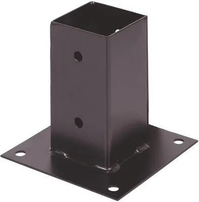 Immagine prodotto di Manicotto a vite Alberts rivestito in plastica nera - 71 x 71 mm, nero