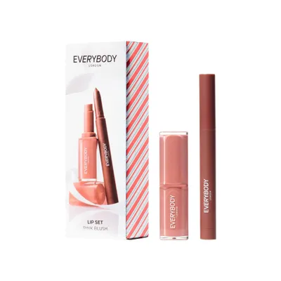Obrázok produktu pre EVERYBODY LONDON – Vianočná sada kontúrovacej a lesklé ružovej farby "Pink Blush"