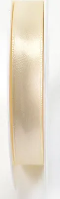 Produktbild von Goldina® 81720150210025 Doppelsatinband - 15 mm x 25 m, creme