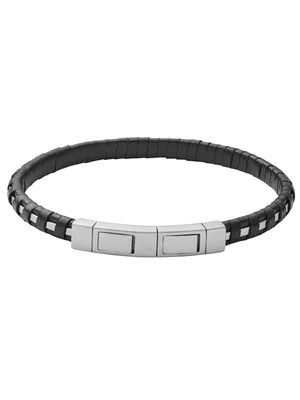 Produktbild von Skagen SKJM0153040 Herren Armband Edelstahl Silber schwarz 20 cm
