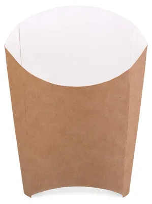 Pommes-Frites-Tüten aus Kraftkarton, 600 Stück, Größe M, braun