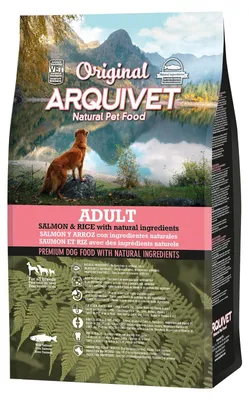 Imagen del producto de Arquivet Original Adult: alimento para perros adultos, sabor a salmón y arroz, 3 kg