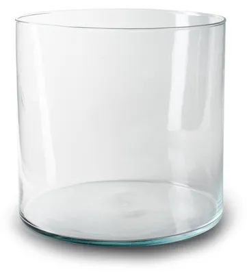Produktbild von Glasvase Zylinder MARACANA H. 29cm D. 29cm rund transparent Jodeco