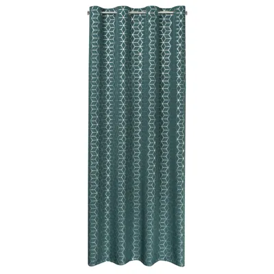 Produktbild von Vorhang CUBE U silber hellgrau 140x250 cm  Ösen Ösenvorhang