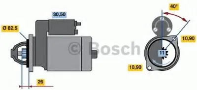 Produktbild von BOSCH 0 986 018 290 Starter Anlasser 2,3kW 12V LKW