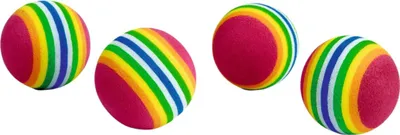 Immagine prodotto di Beeztees gatto giocattolo morbido palla 4 pezzi 4 cm