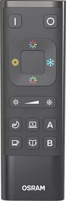 Zdjęcie produktu dla Pilot zdalnego sterowania OSRAM SMART+ WIFI, ładowany przez USB-C, czarny, stopień ochrony IP20, do inteligentnego sterowania Automatyzacja systemów inteligentnego domu