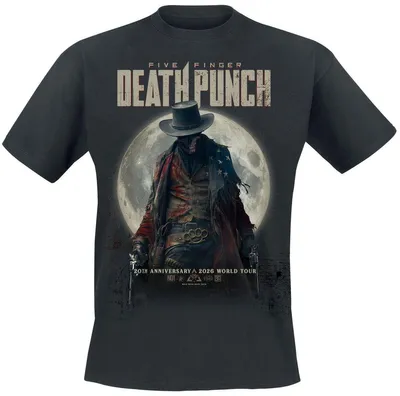 Produktbild von Five Finger Death Punch T-Shirt Herren Admat Art schwarz L