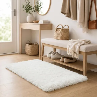Obrázok produktu pre Koberček do obývačky, umývateľný, 50x80 cm, protišmykový, vhodný aj do spálne